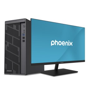 Kit ordenador phoenix core i3 8gb 512gb w11pro + monitor prisma 24 pulgadas