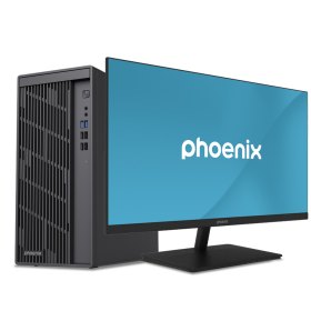 Kit ordenador phoenix core i3 8gb 512gb w11pro + monitor prisma 27 pulgadas
