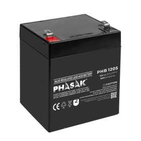 Bateria phasak phb 1205 compatible para sais 5ah 12v acido - plomo