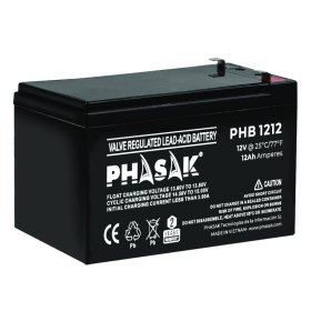 Bateria phasak phb 1212 compatible para sais 12ah 12v acido - plomo