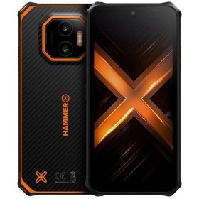 Telefono movil smartphone rugerizado hammer energy x2 4g - 6gb - 128gb - 6 pulgadas - negro - naranja