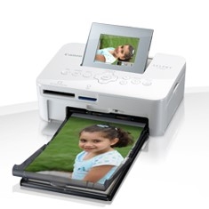 Impresora canon cp1000 sublimacion color photo selphy 300ppp - usb blanca
