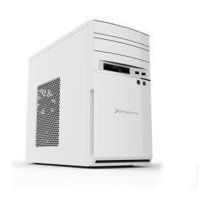 Caja ordenador phoenix anthracite micro atx lector de tarjetas blanca