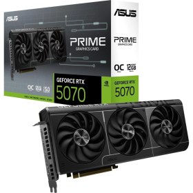 Tarjeta grafica asus prime rtx 5070 12gb gddr7 - 3x dp - 1x hdmi pci express 5.0