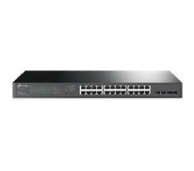 Switch 28 puertos 10 - 100 - 1000 poe 250w +4 sfp gestion l2+ tp - link