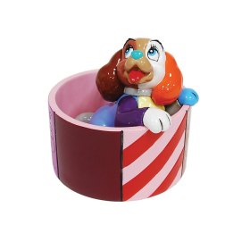 Figura mini enesco la dama y el vagabundo lady by britto