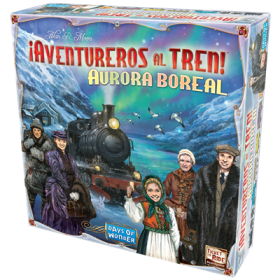 Juego de mesa ¡aventureros al tren! aurora boreal