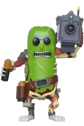 Funko pop animation vinyl rick y morty pickle rick con laser 9cm