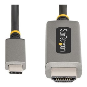 Cable usb tipo c a hdmi startech 2m - macho - macho - gris