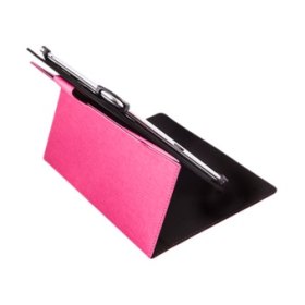 Funda universal rotatoria 360º silver ht para tablet 9 - 10.1 pulgadas rosa