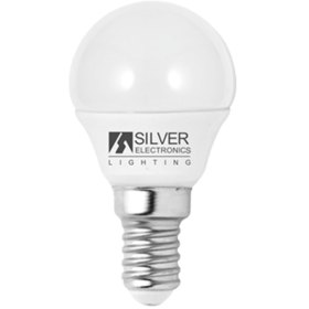 Bombilla led silver electronic eco esferica 5w=35w - e14 - 3000k - 436 lm - 160º - luz calida - a+