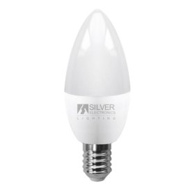 Bombilla led silver electronic eco vela 5w=35w - e14 - 3000k - 436 lm - 160º - luz calida - a+