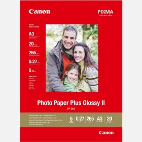 Papel fotografico canon 2311b020 brillo ii plus pp - 201 a3 - 20 hojas