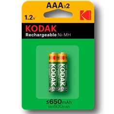 Blister pilas kodak recargables ni - mh aaa lr3 650mah - blister 2 pilas