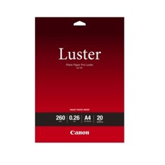 Papel fotografico canon lu - 101 a3 - 297x420mm - 260g - brillo - 20 hojas
