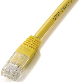 Cable red equip latiguillo rj45 u - utp cat6 10m amarillo