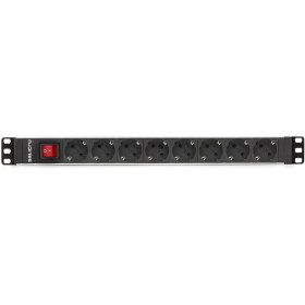 Regleta salicru para rack 19 pulgadas sps pdu 8 tomas shuko interruptor