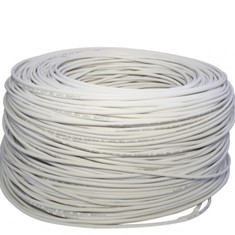 Cable utp cat 5+ especial exterior blanco bobina 250m