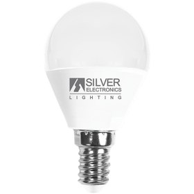 Bombilla led silver electronic esferica decorativa 7w=70w - e14 - 5000k - 620 lm - luz blanca - a+