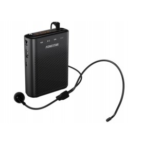Amplificador portatil fonestar alta - voz - 30 - altavoz y microfono - 30 w - usb - micro sd - mp3 - grabador - reproductor - para profesores