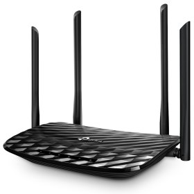 Router wifi archer c6 ac1200 dual band 300mb en 2 -4ghz y 867mb 5ghz 5p giga 4 antenas fijas tp link