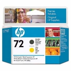 Cabezal impresion hp 72 c9384a negro - amarillo t610 - t1100