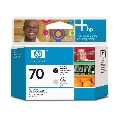 Cabezal impresion hp 70 c9407a gris claro - negro z2100 - z3100 - z3200