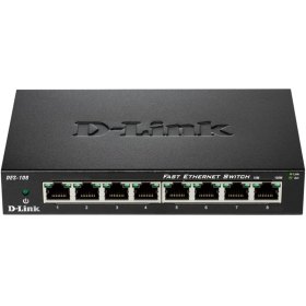Switch 8 puertos 10 - 100 fast ethernet d - link