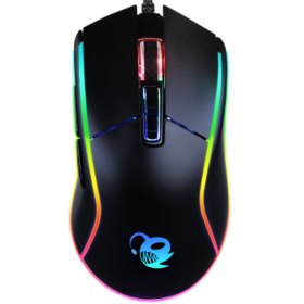 Mouse raton coolbox gaming deep darth dpi ajustable usb rgb 6400dpi