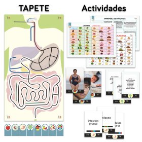 Pack aparato digestivo tilk ozobot tapete + actividades