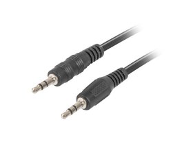 Cable estereo lanberg jack 3.5mm macho - jack 3.5mm macho 1.2m negro