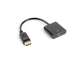 Adaptador lanberg displayport macho - hdmi hembra 10cm