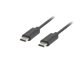 Cable 2.0 lanberg usb tipo c macho - usb tipo c macho 1m negro