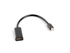 Adaptador lanberg minidisplayport macho - hdmi hembra 20cm negro