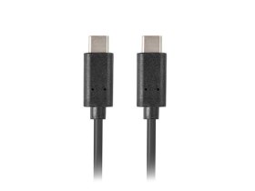 Cable 2.0 lanberg usb tipo c macho - usb tipo c macho 0.5m negro