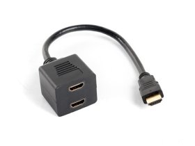 Adaptador lanberg hdmi macho - hdmi hembra x2 splitter 20cm