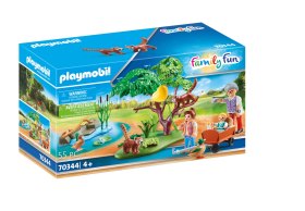 Playmobil diversion en familia recinto exterior de pandas rojos