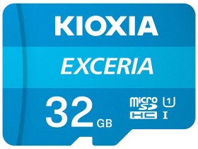 Tarjeta memoria micro sd kioxia 32gb exceria uhs - i c10 r100 con adaptador