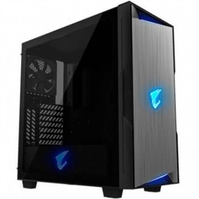 Caja gaming gigabyte ac300g atx 2xusb3.0 1xusbc rgb s - f negro