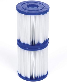 Bestway 58093 - filtro de agua tipo i para depuradora de cartucho 1.249 litros - hora blanco 8 x 8 x 18 cm
