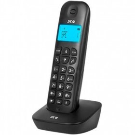 Telefono inalambrico dect digital spc air negro pantalla retroiluminada - 20 nombres y numeros