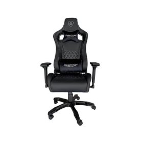 Silla gaming keep out hammer black silver incluye cojines