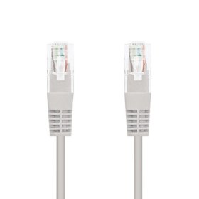 Cable red nanocable latiguillo rj45 utp cat6 0.5m gris 50cm