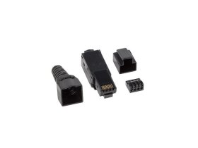 Conector lanberg rj45 cat 6 utp plug 8p8c tool - less