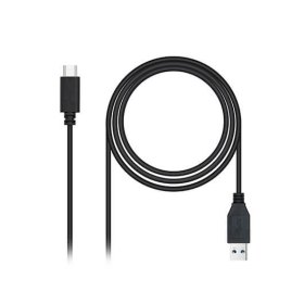 Cable usb(a) 3.1 a usb(c) 3.1 nanocable 1.5m negro - macho a macho
