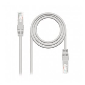 Cable red nanocable latiguillo rj45 utp cat6 10m gris