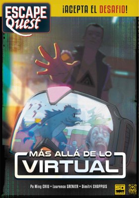 Juego de mesa escape quest 2: mas alla de lo virtual formato libro pegi 12