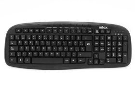 Teclado multimedia nilox usb negro