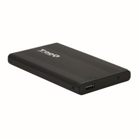 Caja externa tooq tqe - 2510b hdd - ssd 2.5 pulgadas 9.5mm sata usb 2.0 negra