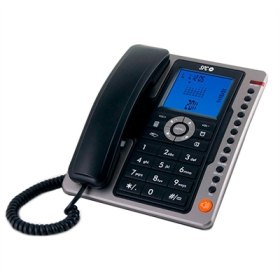Telefono fijo spc office pro negro mute - tecla r - 7 memorias directas